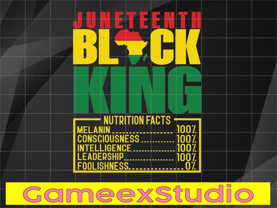 Black King Definition Svg Svg Black History Svg Etsy