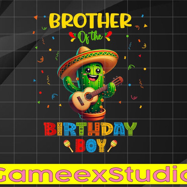 PNG ONLY Mexican Let's Fiesta Party Birthday Boy Png, Cinco De Mayo 1st Birthday Png, Digital Download