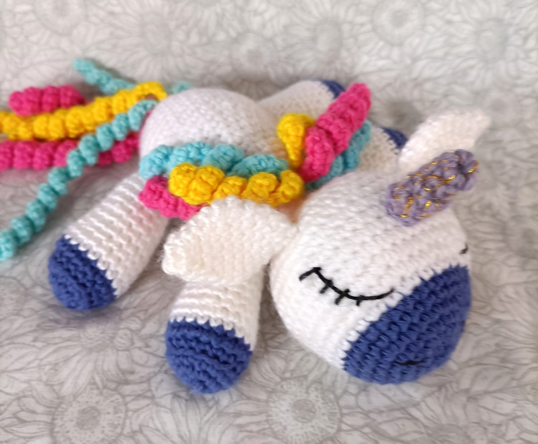 Sleeping Baby Unicorn Soft Toy Plush Toy Cuddle Toy Nursery/bedroom