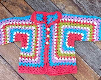 Baby cardigan crochet