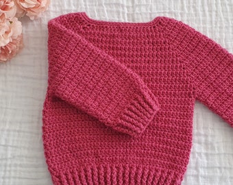 Baby Crocheted Wool Jumper