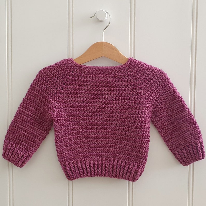 Baby Crocheted Wool Jumper image 2