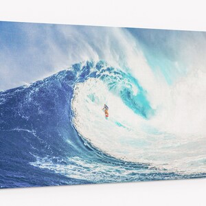Surf Wall Art Print, Surfer Poster On Canvas, Surf Wave Print Art, Surfing Photography Art, Ocean Canvas Art, Beach Print, Tropical Surf Art