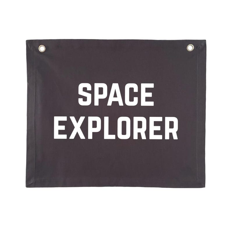 Space Explorer Kids Wall Banner | Boys Bedroom Decor ~ Smoke - Etsy