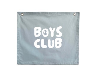 Boys Club wall banner ~ Sky