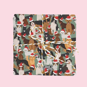 It's A Dog World | 100% Recycled Wrapping Paper | Dog Gift | Dog Wrapping Paper | Dog Gifts For Owners | Dog Gifts For Women | Border Collie