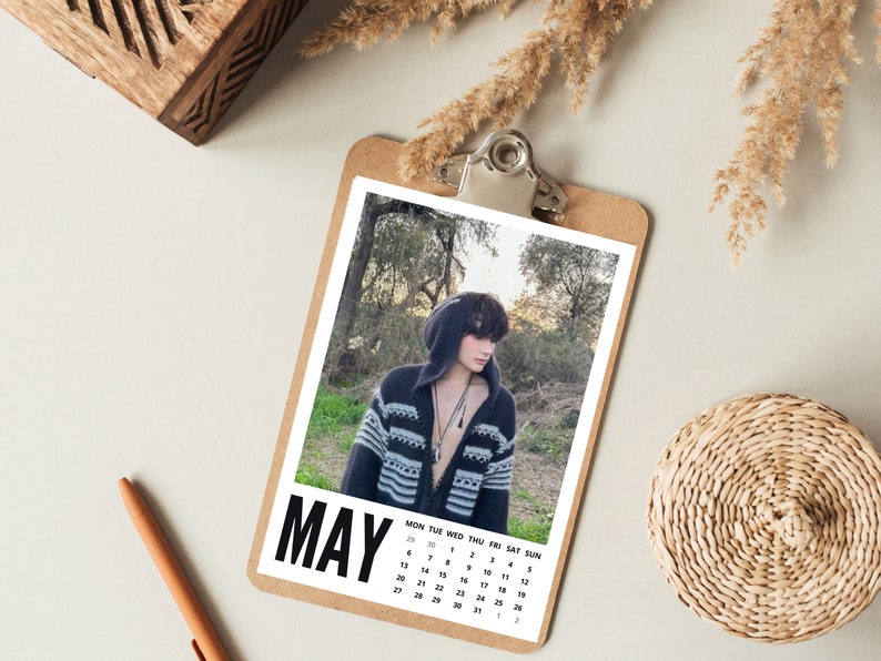 Txt Huening Kai Calendar 2024 A3, A4, A5 PDF Txt Digital Calendar Desk