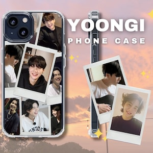 Yoongi BTS phonecase, Bts boyfriend aesthetic, Bts polaroid, Iphone phonecase, Samsung phonecase, Kpop phonecase, Bts merch, Kpop merch