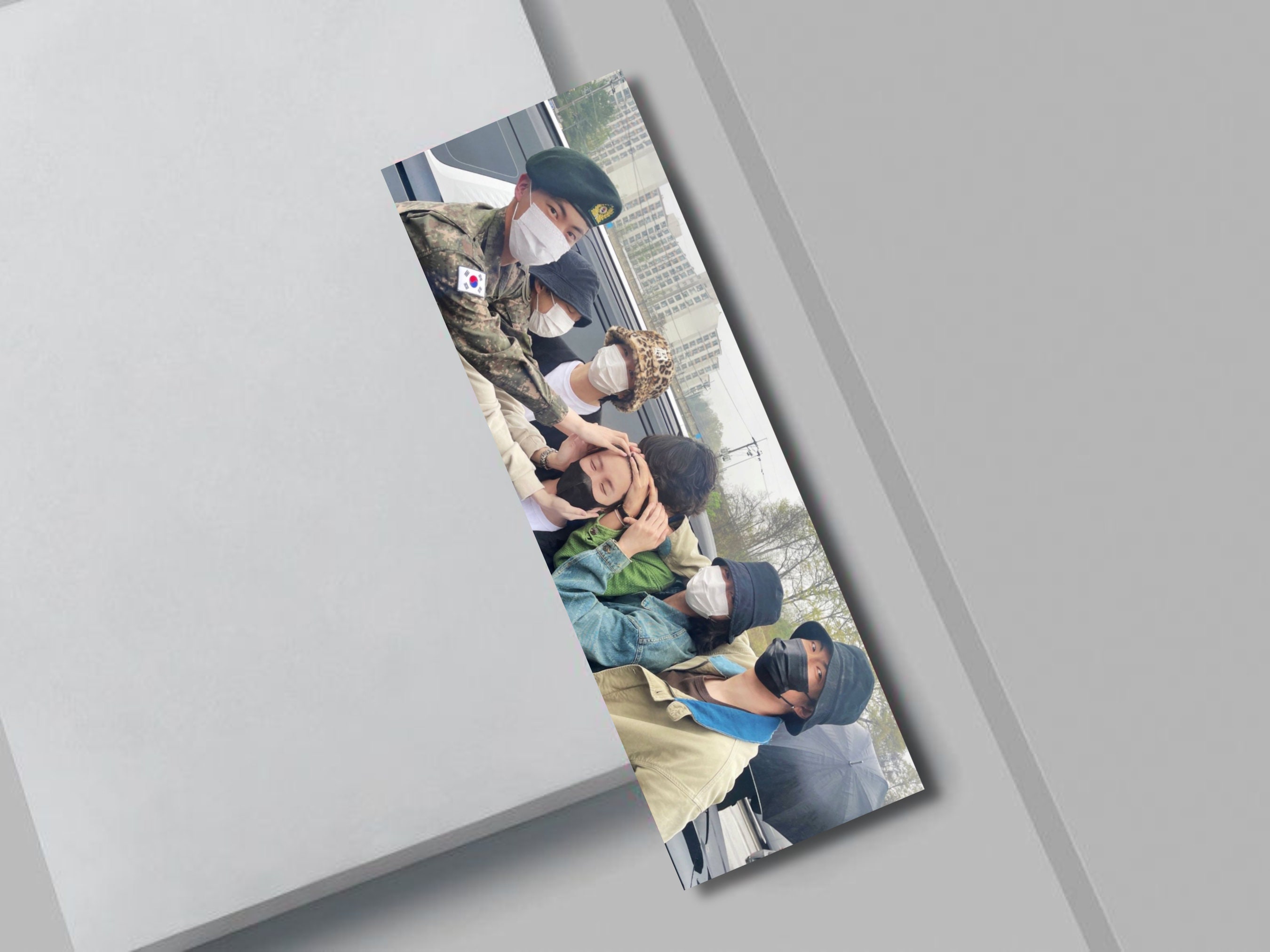 Bangtan OT7 Bookmark Bundle | Printable Bookmarks | Set of 9 | 2x6