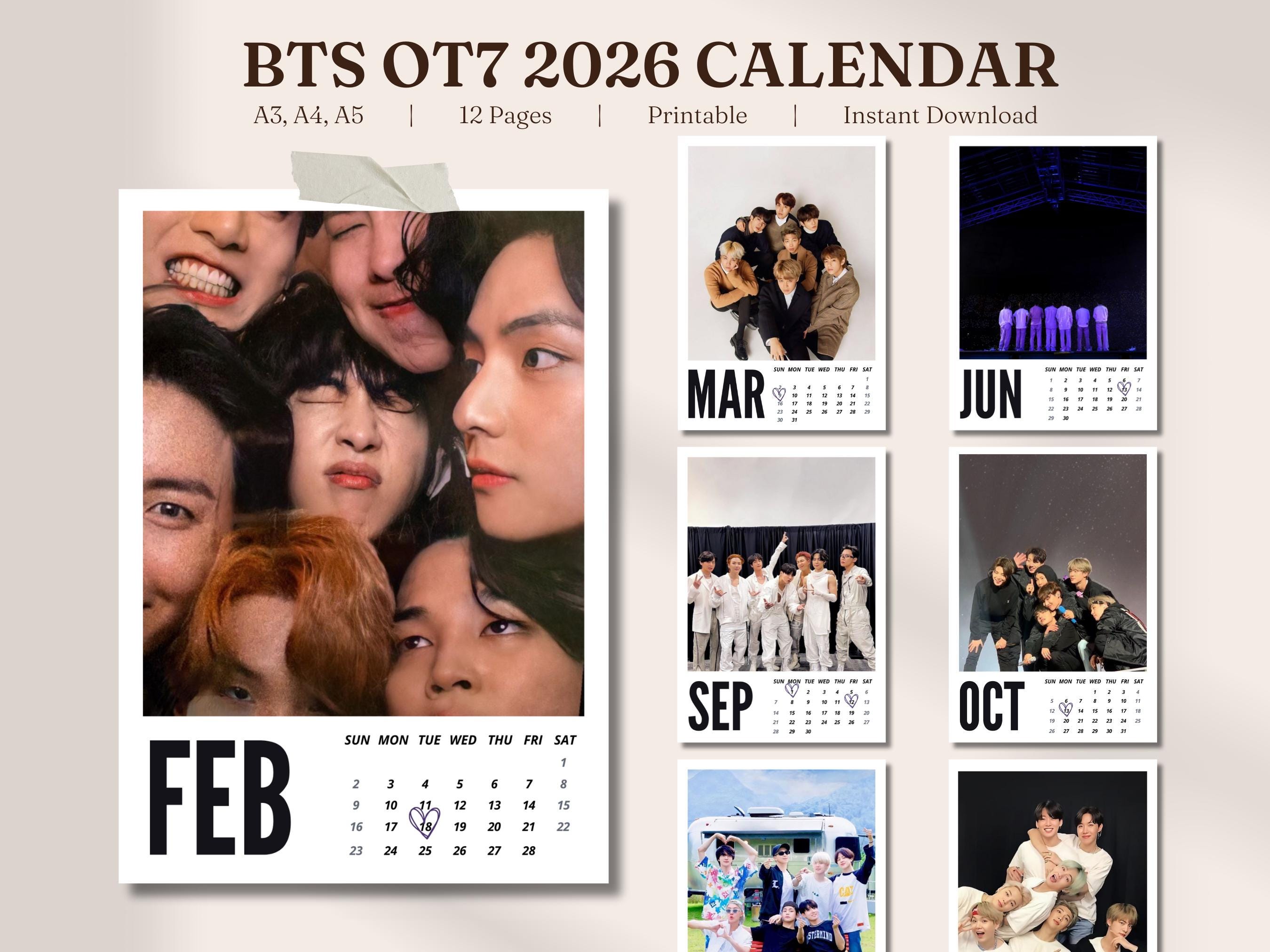 Bts calendar - Etsy 日本