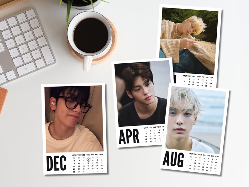 Txt Soobin Calendar 2024 A3, A4, A5 PDF Txt Digital Calendar Desk and