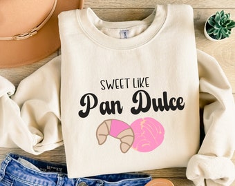Dulce como la sudadera Pan Dulce; Pan Dulce; Suéter Conchas; Pan Dulce Mexicano; conchas; Sudadera del día de San Valentín