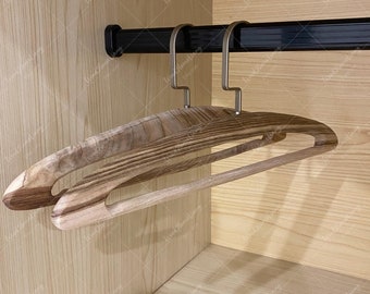Wood Clothes Hangers, Natural Wooden Hangers, Rustic Coat Hanger, Household Clothes Hanger, Housewarming Gift