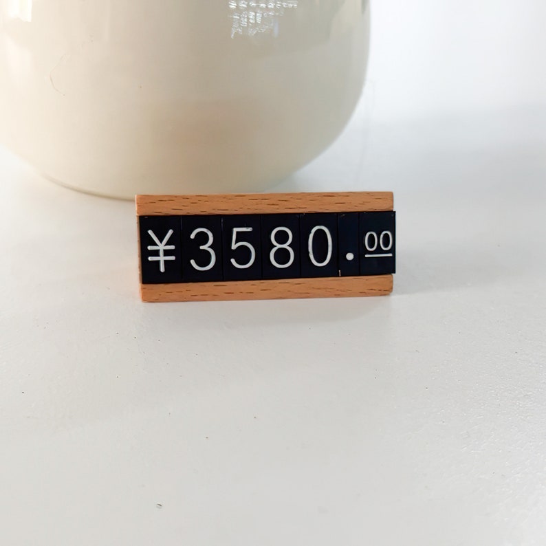 Retail Display Numbers Price Tag Stands With Digit Labels,price Display
