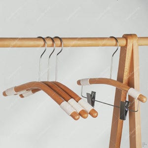Kids Wooden Hangers, Anti-Slip Baby Hangers, Wooden Clothes Hanger for Closet, Premium Children Clothes Hangers with Swivel Hook