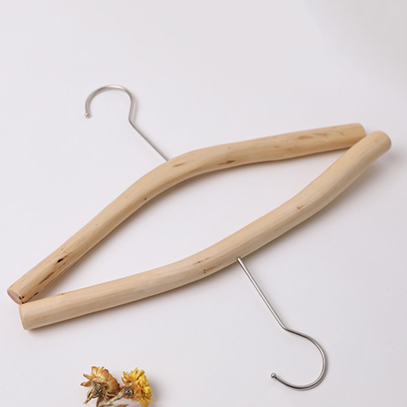 Rustic Hangers Minimalist Natural Wood Clothes Hangers: Rustic Home Decor - Etsy