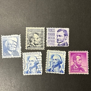 US Stamps Mini collection: Prominent Faces of US History