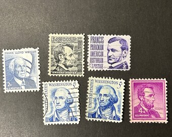 US Stamps Mini collection: Prominent Faces of US History