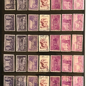 Correos de EE. UU., Colección Plum de movimientos, líderes, eventos y monumentos históricos.