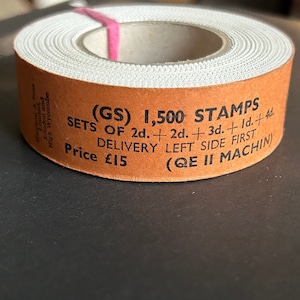 GB 1969 Machin U32 Multi Value Complete SEALED (GS) Roll 1500 Stamps 2d+2d+3d+1d+4d