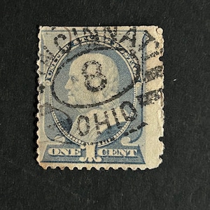 Benjamin Franklin SCOTT#212 Fancy OHIO with Numeric 8 Cancle