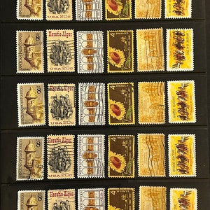 Correos de EE. UU., Colección de oro de movimientos, líderes, eventos y monumentos históricos.