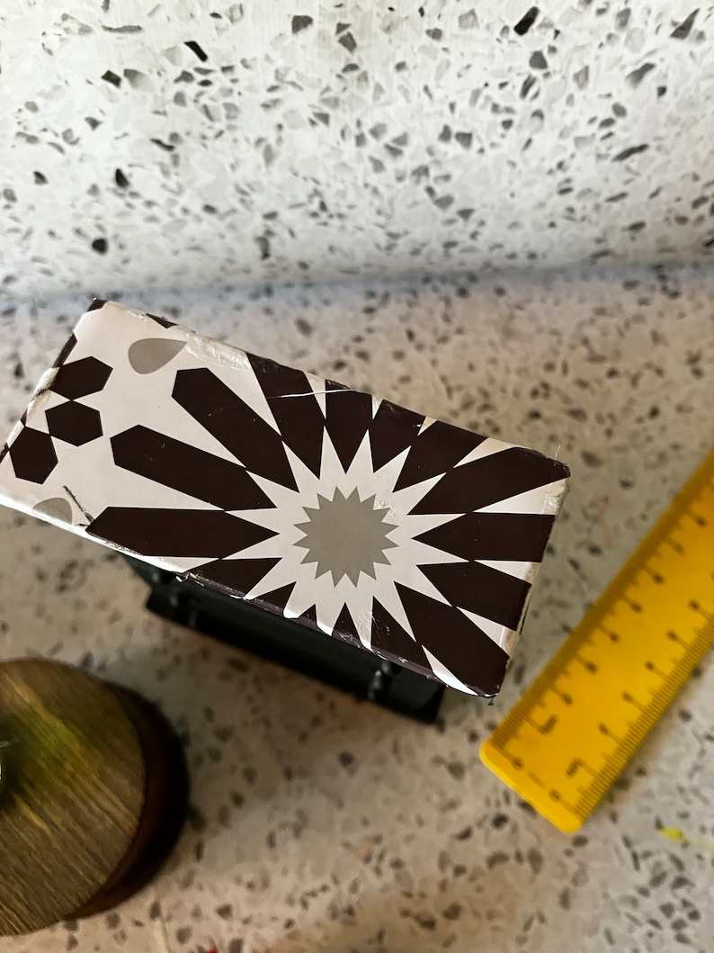 Miniature Wood Tall Dresser Black Chalk Paint With Sealer for