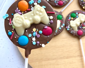 Game controller chocolate lolly