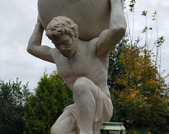 Phänomenale große Atlasstatue