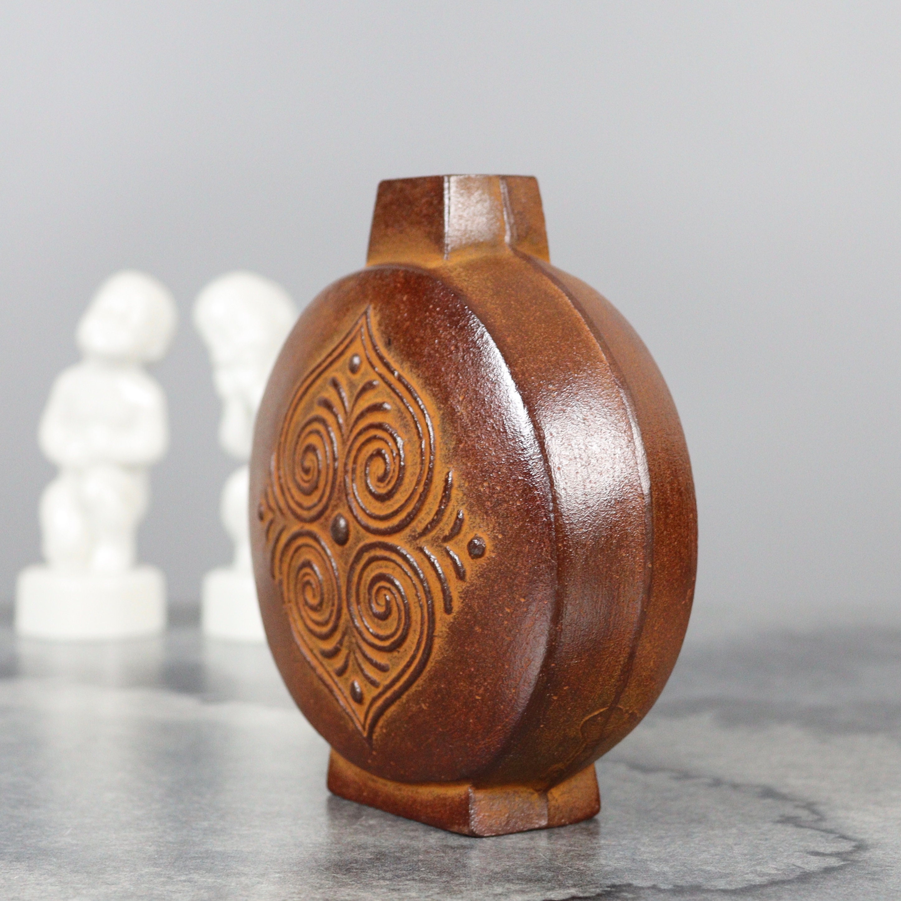 Vintage Japanese Metal Vase Vintage Ikebana Vase Japanese Etsy