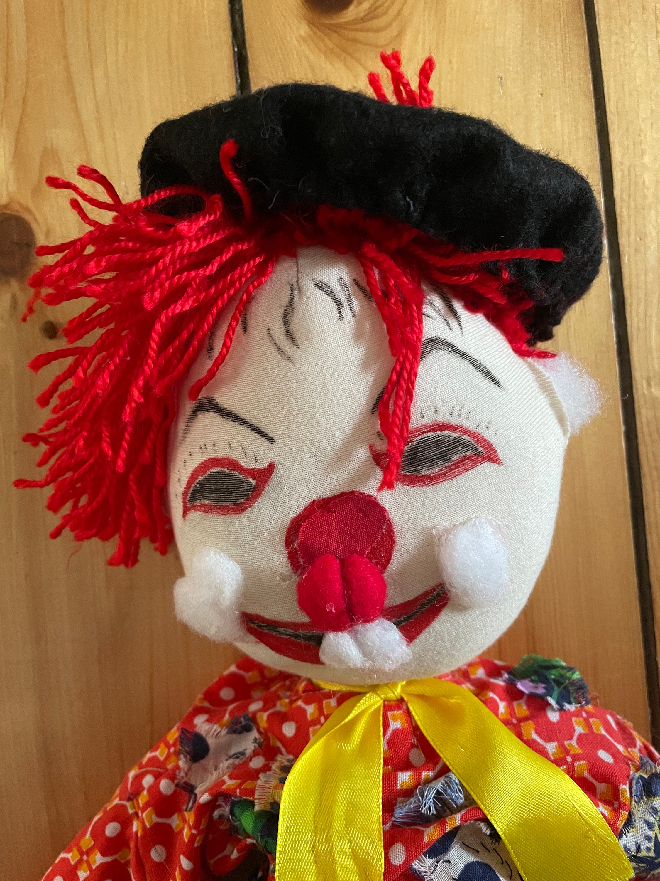 Hand Made Clown Puppet Bongo Puppet Combo Nun Massacre Etsy