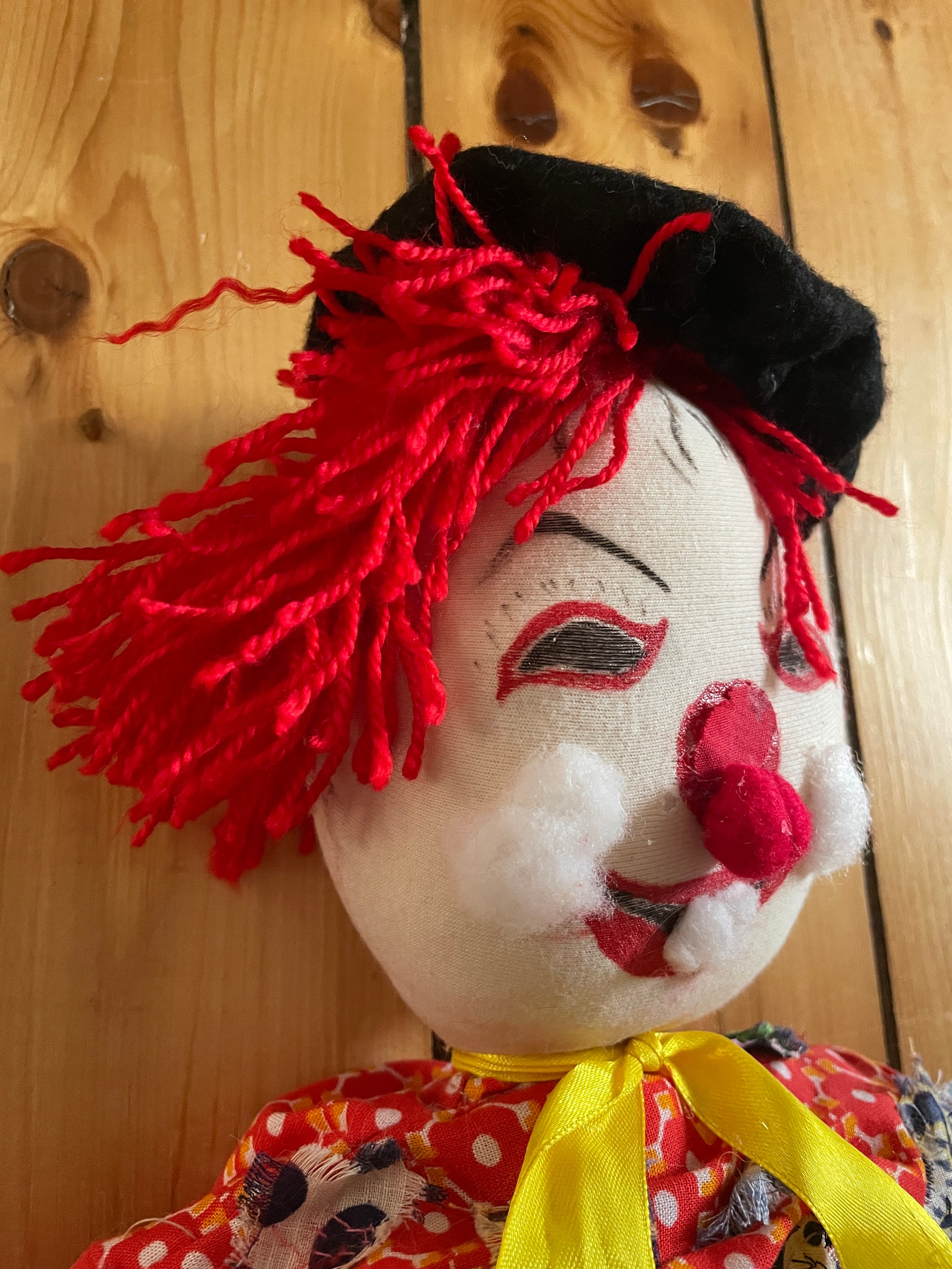Hand Made Clown Puppet Bongo Puppet Combo Nun Massacre Etsy