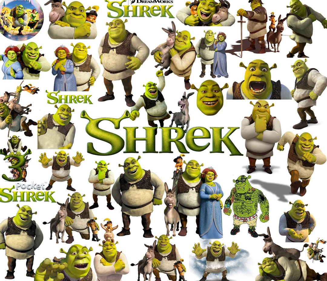 Shrek Svg Bundle Set Svg Design Bundle Cdr Dxf Eps Ai - vrogue.co