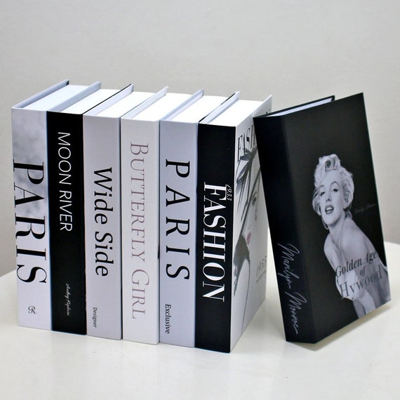 Fashion Fake Books for Decoration Luxury Decorative Book 