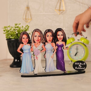 Bridesmaid Proposal Bridesmaid Gifts Will You Be My Bridesmaid Wedding Day High Quality Bridal Trinket To Add Bridesmaid Proposal Box