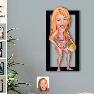 Presentes de caricatura personalizados de fotos, design de caricatura, caricatura engraçada, caricatura personalizada, desenho de casal de caricatura, moldura de desenho animado