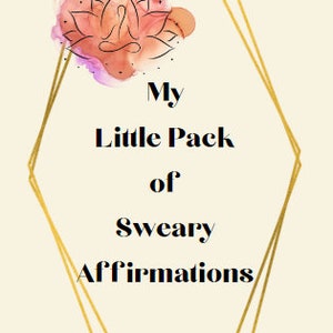 Fluch der Affirmation Karten Digital Download