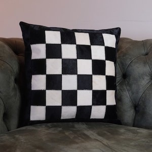 rindsleder echt leder werfen kissenbezug