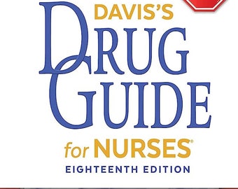 Davis's Drug Guide for Nurses, 18th Edition [DIGITAL DOWNLOAD] pdf epub mobi