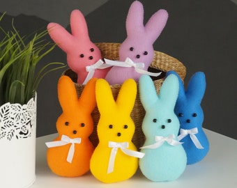 Bunny Ornament, Bunny Toys, Easter Decorations for Kids Easter Basket, Felt Ornaments, Felt Animals, Spring Decor