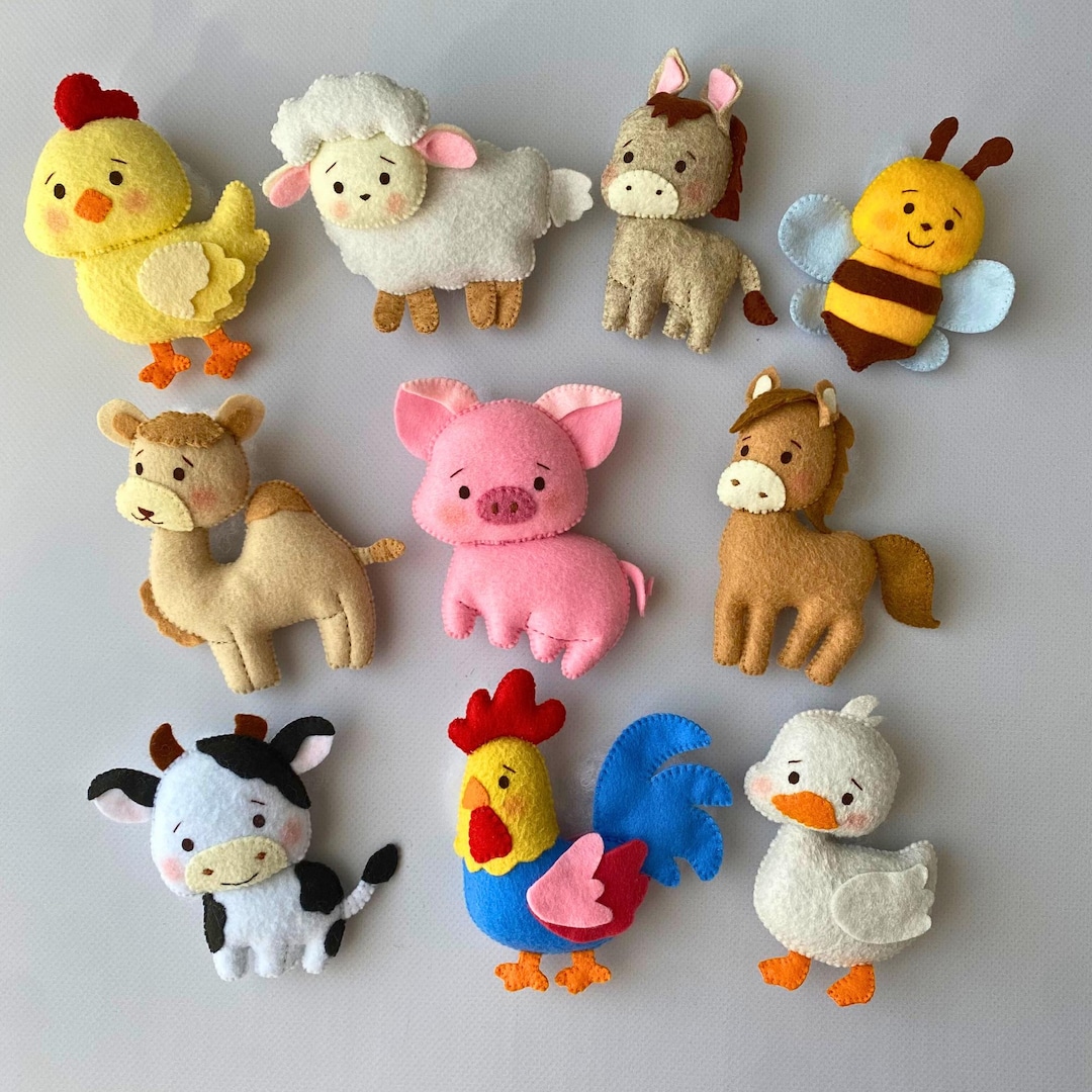 lot-de-10-animaux-en-feutre-de-la-ferme-peluches-jouets-en-feutre