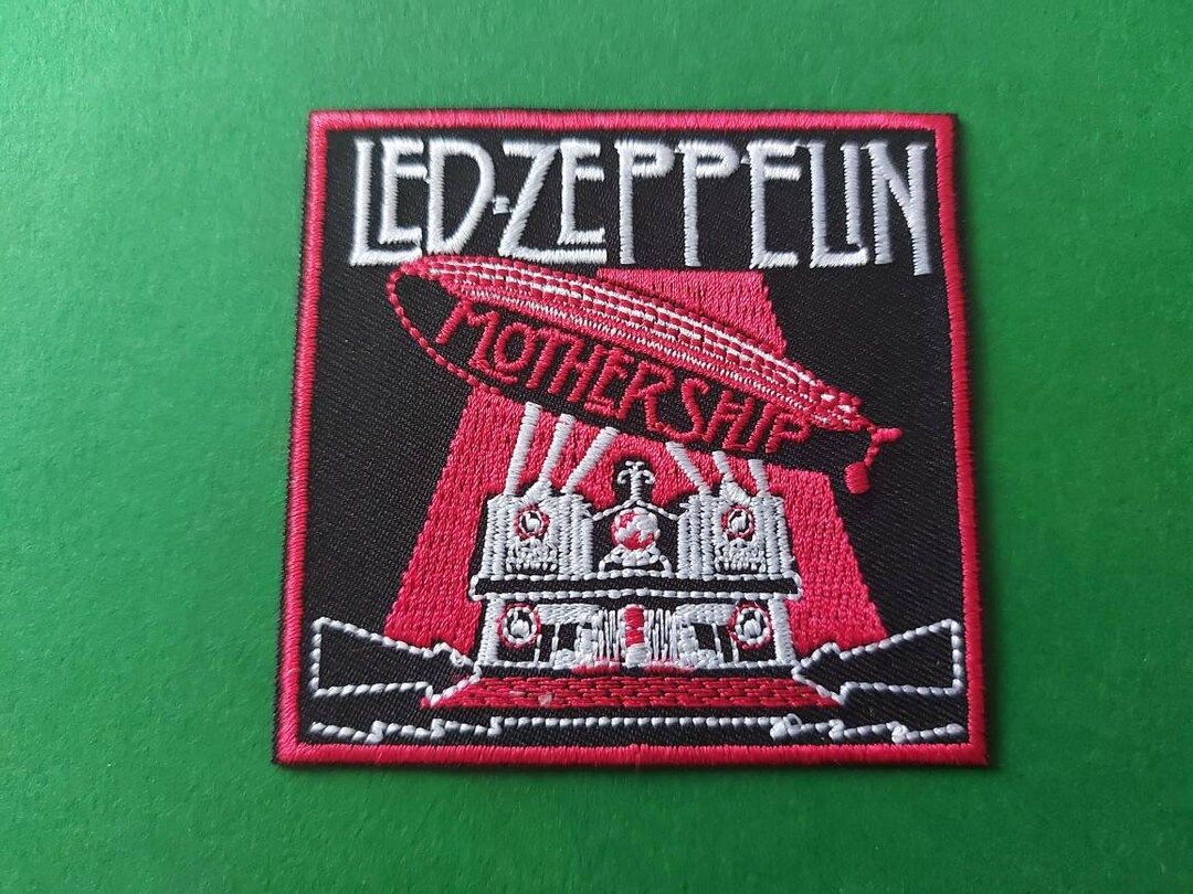 Led Zeppelin Patch Sew/iron on Embroidered Badge Etsy