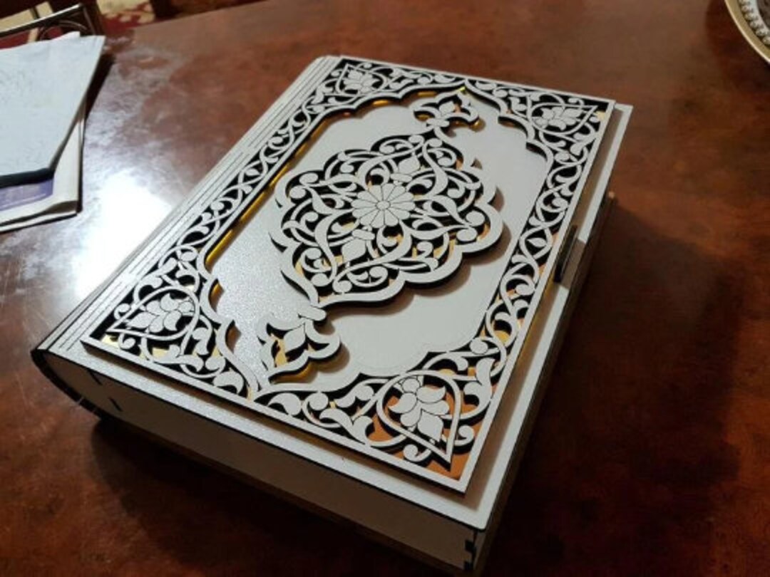 Box Book Laser Cut Files SVG, DXF CDR Glowforge File Vector Plans Laser ...