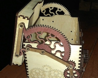 File di taglio laser per cassaforte, Digital Craft Glowforge Scarica SVG, Dxf, Cdr, PDF