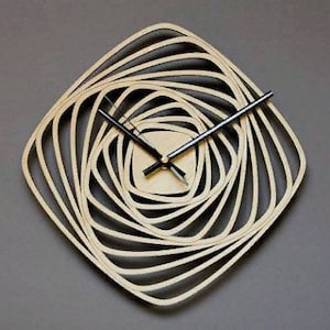Watch the squares spiral  Laser cut files SVGDXF CDR Glowforge file vector plans laser file, cnc pattern, cnc cut laser cut cnc router file