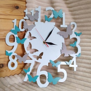 Vlinderklok Laser gesneden bestanden SVG, DXF CDR Glowforge bestand vector plannen laser bestand, cnc patroon, cnc gesneden laser gesneden cnc router bestand