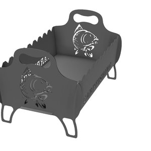 Barbacoa con pescado. Archivos de corte láser SVG DXF CDR Archivo Glowforge Planes vectoriales Archivo láser Patrón CNC Corte CNC Corte con láser Archivo de enrutador CNC