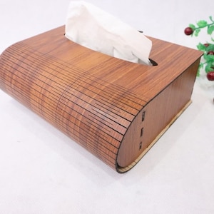 Napkin holder. Laser cut files SVG, DXF CDR vector plans laser cutting, cnc pattern, glowforge files, cnc project, laser
