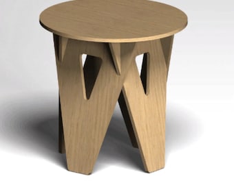 Laser Cut Chair Files svg, dxf, cdr