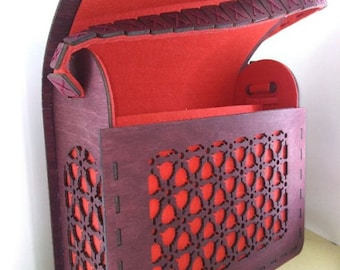 Handbag Laser Cut File, Digital Craft  Glowforge Download SVG, Dxf, Cdr, Pdf
